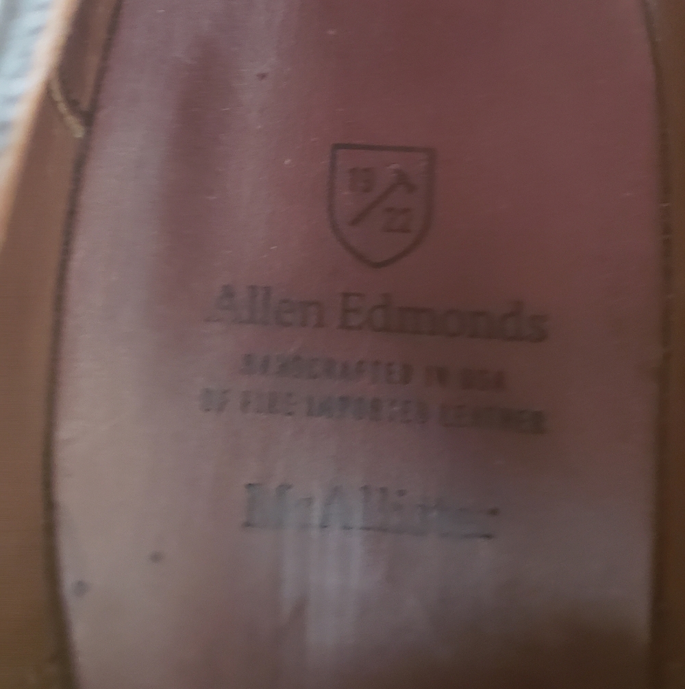 Allen Edmonds Mens Shoes Sz 14 - Picture 6 of 8
